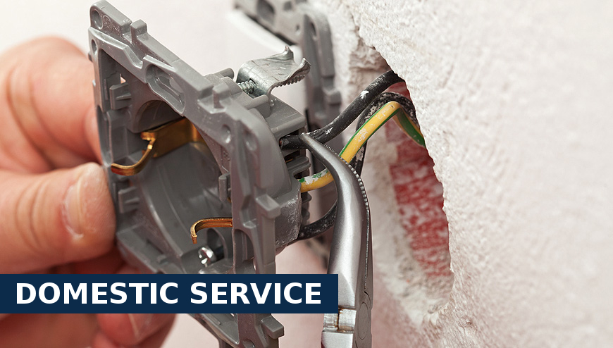Domestic service electrical services Poplar